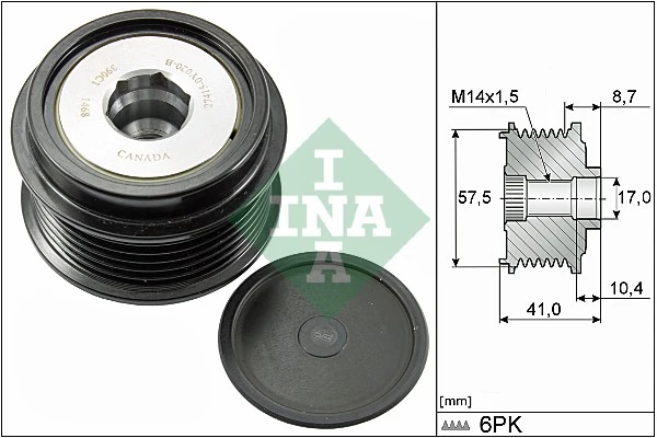 Alternator Freewheel Clutch